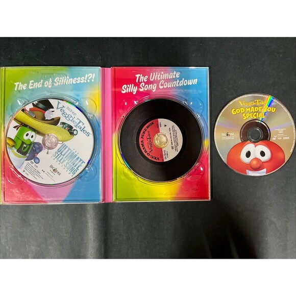 VeggieTales - The Complete Silly Songs Collection 4 Disc Set DVD 2005+ Bonus DVD - Picture 4 of 5